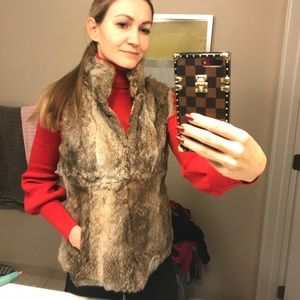 Michael Kors real rabbit fur vest!